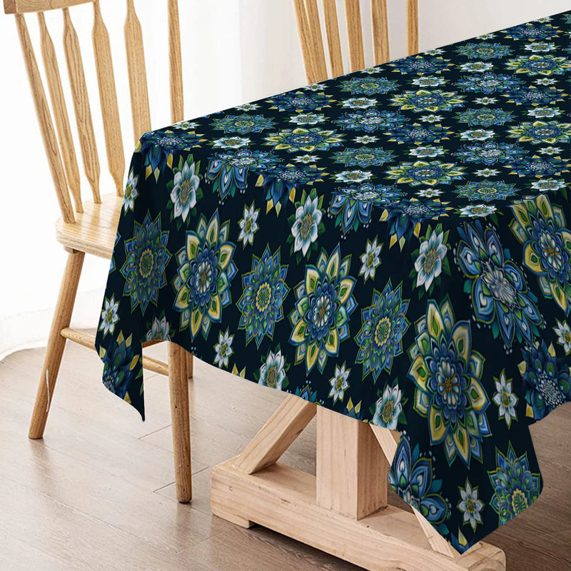 Axyaa Geometric Mandala Bohemia Table Runner - Elegant Dining & Wedding Decor