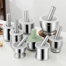 Axya 304 Stainless Steel Garlic Masher Stone Mortar for Household Grinding