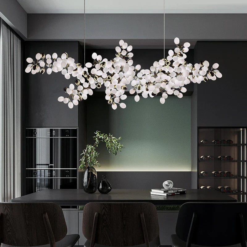 Axyaa Nordic Luxe Hanging Grape Chandelier for Elegant Spaces