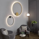Axyaa Disc 7W LED Metal Wall Lights for Hotel Restaurant Bedroom Indoor Lighting