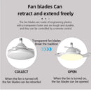 Axyaa Ceiling Fan Light with Remote Control and Dimming