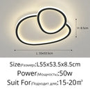 Axyaa Nordic Minimalist LED Ceiling Light for Living Room Kitchen Restaurant