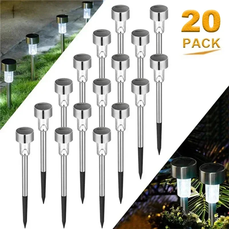 Axyaa Solar Lantern Lights for Garden Landscape Decoration
