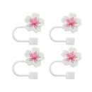 Silicone Straw Topper Caps for Stanley 10mm Tips by Axyaa - 4 Pack