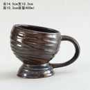Axyaa Ceramic Kiln Coffee Cup Creative Beer Mug Retro Water Bottle Large Capacity Mug
