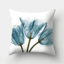 Axyaa Watercolor Flower Pattern Decorative Cushion Cover Sofa Pillowcase