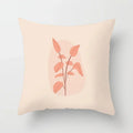 Axyaa Geometric Flower Leaves Cushion Cover - Desert Sunrise Cactus Pillowcase