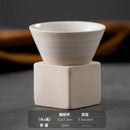 Axyaa Hand-Painted Ceramic Espresso Coffee Cup Set with Base.