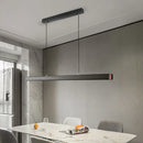 Axyaa Modern LED Ceiling Chandelier for Dining & Kitchen, Minimal Black/White Hanging Lamp