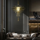 Axyaa Modern Metal Pendant Lights LED Chandelier for Luxury Home Decor