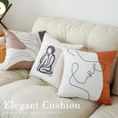 Axyaa Velvet Sofa Pillow Case Soft Fluffy Cushion Cover Modern Simple Style