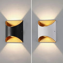 Axyaa Outdoor LED Wall Sconces, Waterproof Modern Wall Light for Balcony, Villa, Courtyard