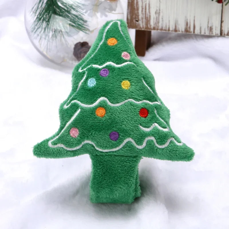 Axyaa Santa Deer Christmas Tree Plush Toys Ornaments Children's Gifts