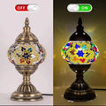 Axyaa Handmade Glass Mosaic Table Light for Home and Hospitality Settings