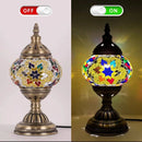 Axyaa Handmade Glass Mosaic Table Light for Home and Hospitality Settings