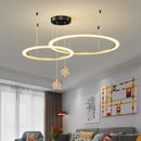 Axyaa LED Chandeliers: Modern Pendant Lamps for Living and Dining Room Lighting