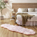 Axyaa Plush Faux Fur Sheepskin Carpet Fluffy Rug for Living Room & Bedroom