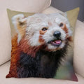 Axyaa Red Panda Print Pillowcase for Cute Wildlife Home Decor