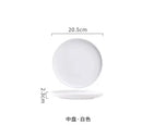 Axyaa 8-inch Ceramic Dinner Plate Set for Steaks, Vegetables, Breads, Desserts & More