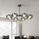 Axyaa Pendant LED Chandelier for Bedroom Decor and Living Room Lighting