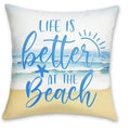 Axyaa Beach Life Pillow Covers for Sofa, Bedroom, Car - Pattern Cushion Cover