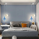 Axyaa Kids Star Cloud Moon Pendant Lamp with Remote Control Dimming