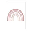 Axyaa Rainbow Sun Moon Star Nursery Canvas Painting - Nordic Kids Room Decor