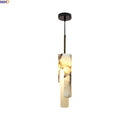 Axyaa Bulgari Stone Chandelier LED Pendant Lights for Dining Room Kitchen Home Decor