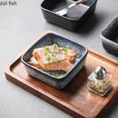 Axyaa Ceramic Seasoning Dish: Dip, Soy Sauce, Vinegar, Appetizer Plate, Sushi Plate