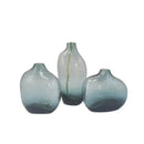 Axyaa Zen Glass Vase Geometric Single Flower Holder for Home Decor