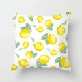 Lemon Pattern Summer Cushion Cover for Sofa Decor by Axyaa