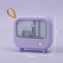 Axyaa Cute TV Painting Night Light: Mini LED Table Lamp for Child's Room, Learning & Decoration
