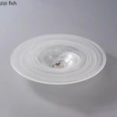 Axya Glass Dinner Plate Set Molecular Cuisine Creative Tableware