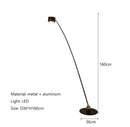 Axyaa Modern Fishing Floor Lamp for Villa Parlor Bedroom Hotel Living Room