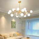 Axyaa Gold Black LED Chandelier Branch Shaped Decor Lighting