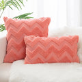 Axyaa Nordic Wavy Pattern Soft Throw Pillow Case Luxury Cushion Cover - Home Decoration
