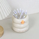Axyaa Duck Pen Holder Organizer Plastic Cups Makeup Brush Storage Pot