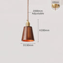 Axyaa Scandinavian White Oak Dining Table LED Pendent Lamps Bedside Retro Home Decoration