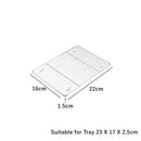 Axyaa Stainless Steel Food Storage Tray Serving Plates Spices Buffet Dishes Organizers