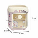 Axyaa Kawaii Pen Holder Desk Organizer Stationery Storage Box Cute Cartoon Desktop Organizer