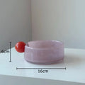 Axyaa Glass Vase Creative Flower Pots Desk Decoration Aesthetic Floral Vases