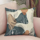 Axyaa Floral Leaf Pattern Cushion Cover for Sofa, Bedroom, Car, and Pillow.