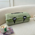 Axyaa Cloud Velvet Cartoon Pattern Blanket with Warm Belt Handle