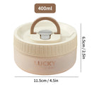 Axyaa Leak-proof Bento Box : Transparent Microwave Safe Lunch Box With Handle