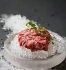 Axyaa Frosted Glass Plate: Creative Western Food & Fruit Dim Sum High-End Dish
