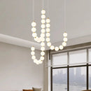 Axyaa Nordic Stair Chandelier | Pendant Lights for Living, Bedroom, and Dining Room