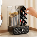 Axyaa Large Capacity Makeup Organizer Box Transparent Cosmetic Storage with Drawer