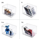 Axyaa Acrylic Magnetic Storage Box Set - Transparent, Dustproof, Multi-Compartment