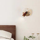 Nordic Rotating Stone LED Wall Lamp for Bedroom | Axyaa Wabi Sabi Style Table Lamp