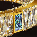 Axyaa Modern Crystal Shell Chandelier: Luxurious LED Pendant Lights for Home Décor